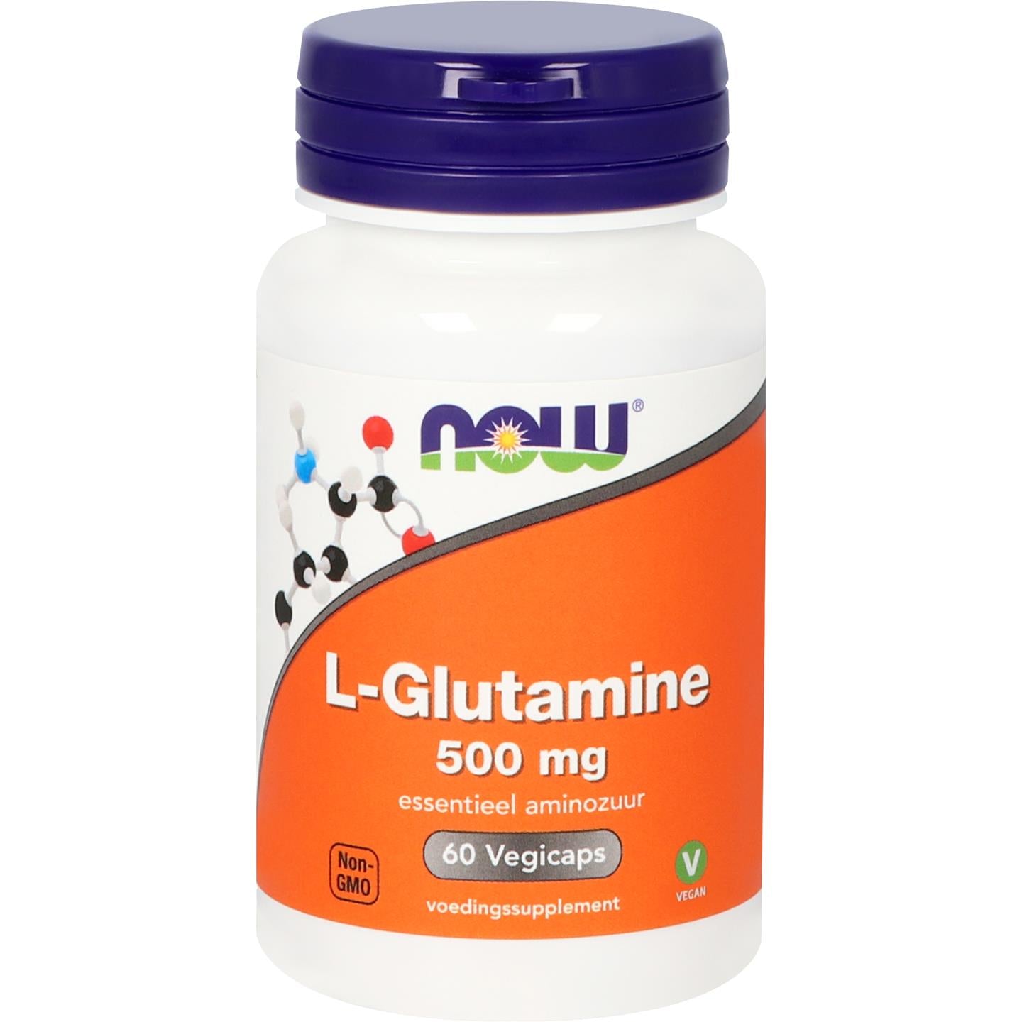 NOW - L-Glutamine 500 - 60 capsules