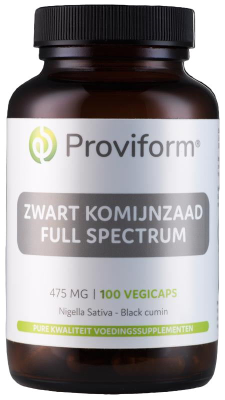 Zwart komijnzaad full spectrum 475mg (black cumin)