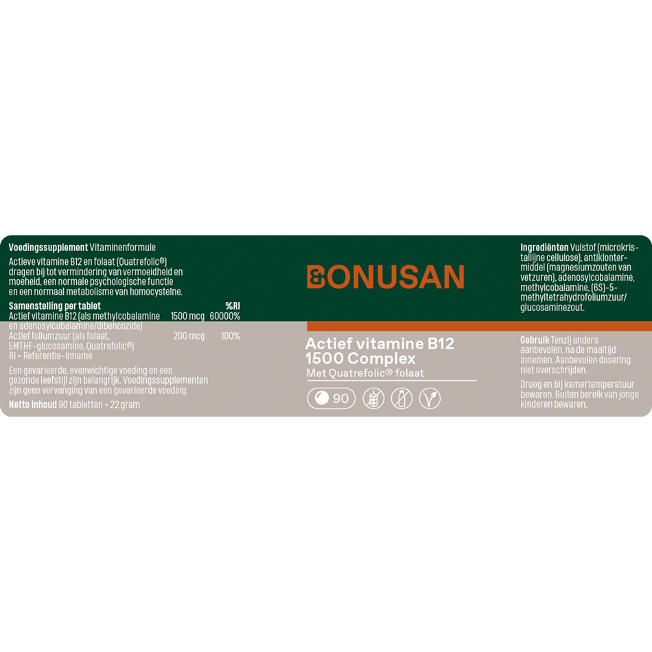Actief vitamine B12 1500 Complex