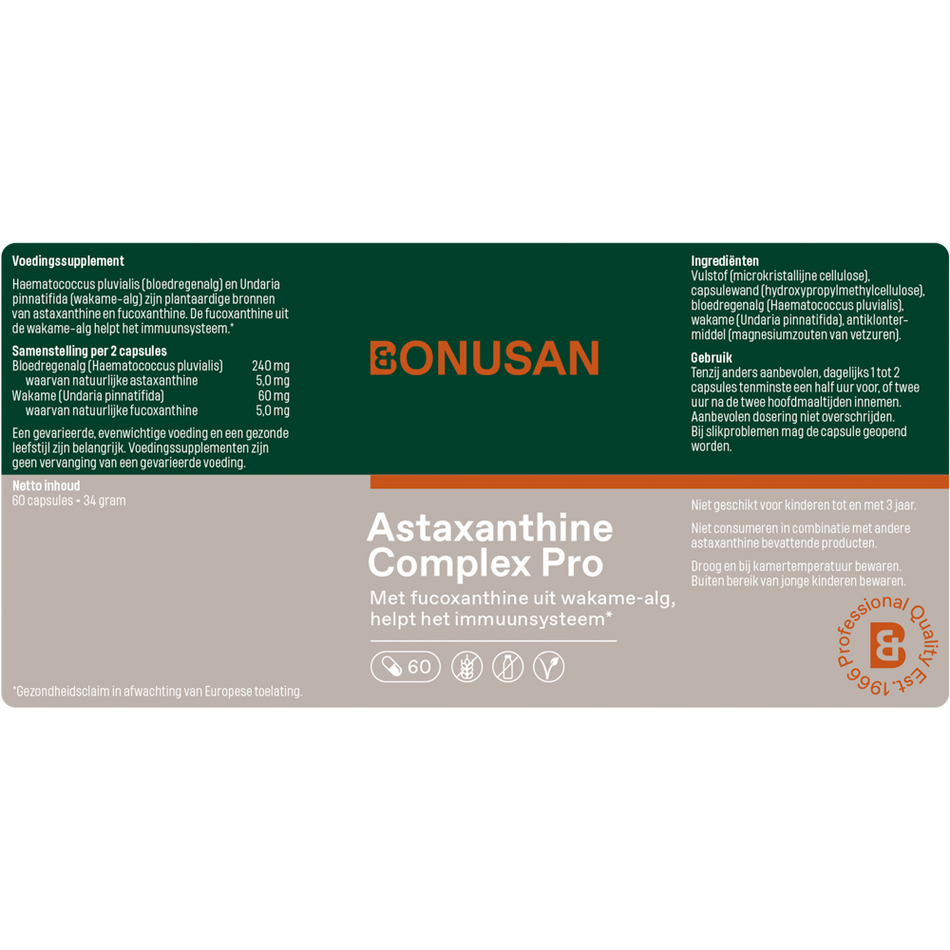 Astaxanthine complex pro