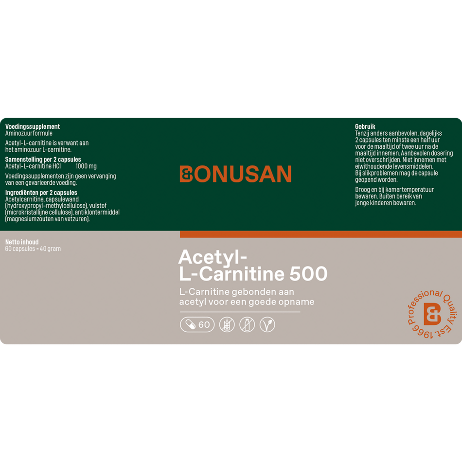Acetyl L carnitine 500
