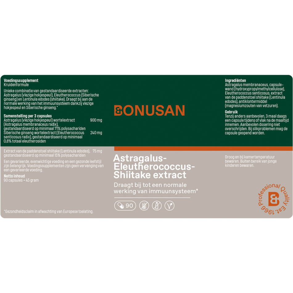 Astragalus eleuterhococcus-shiitake extract
