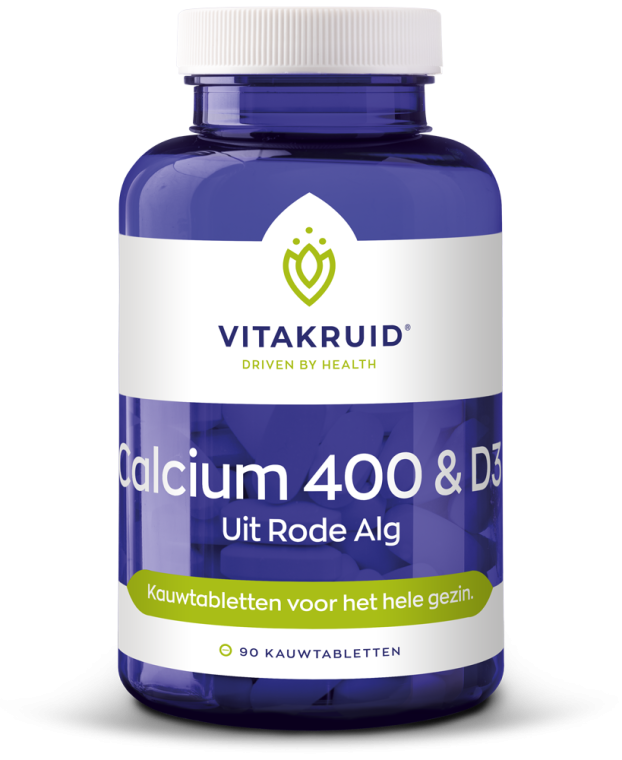 Calcium 400 & D3 uit duurzame Rode Alg Aquamin TG