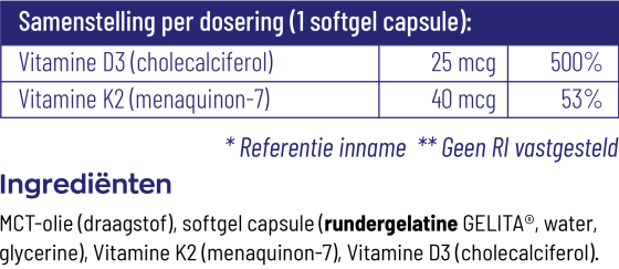 Vitakruid - Vitamine D3 & K2 in MCT-olie voor verhoogde opname - afbeelding 4