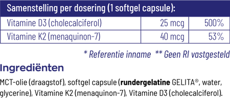 Vitakruid - Vitamine D3 & K2 in MCT-olie voor verhoogde opname - afbeelding 4