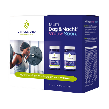 Vitakruid - Multi Dag & Nacht Vrouw Sport - 2 x 30 stuks