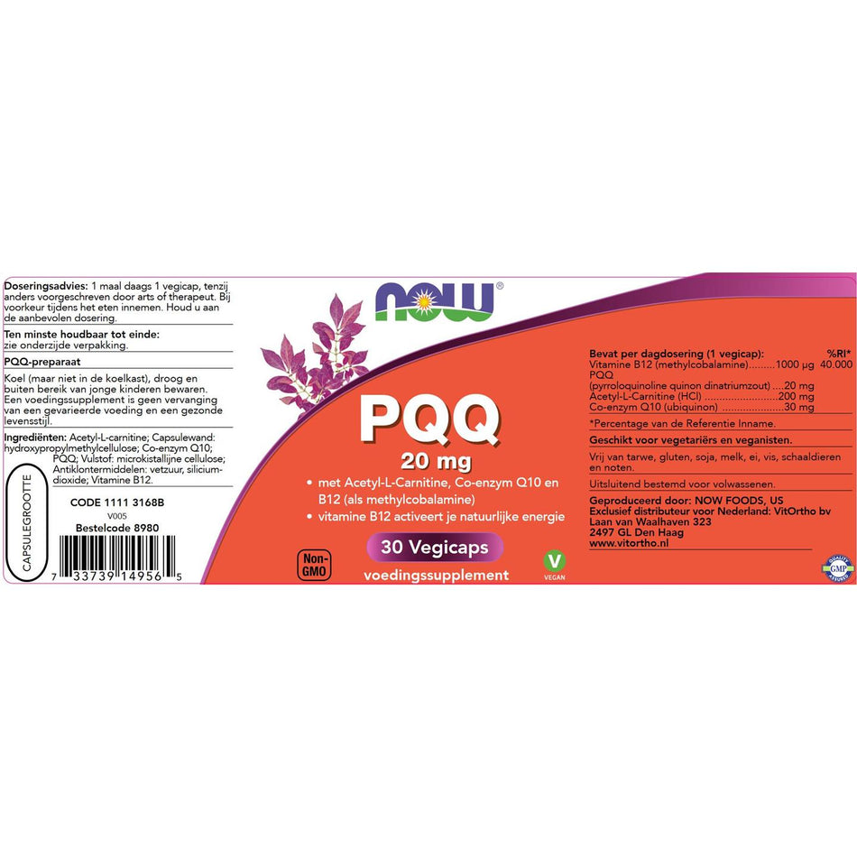 PQQ 20 mg