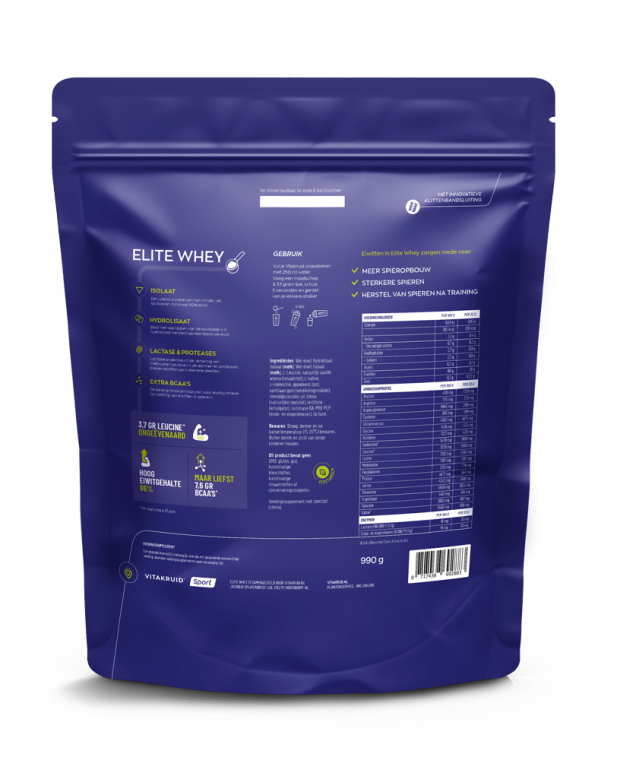 Elite whey 50% hydrolysate/50% isolate