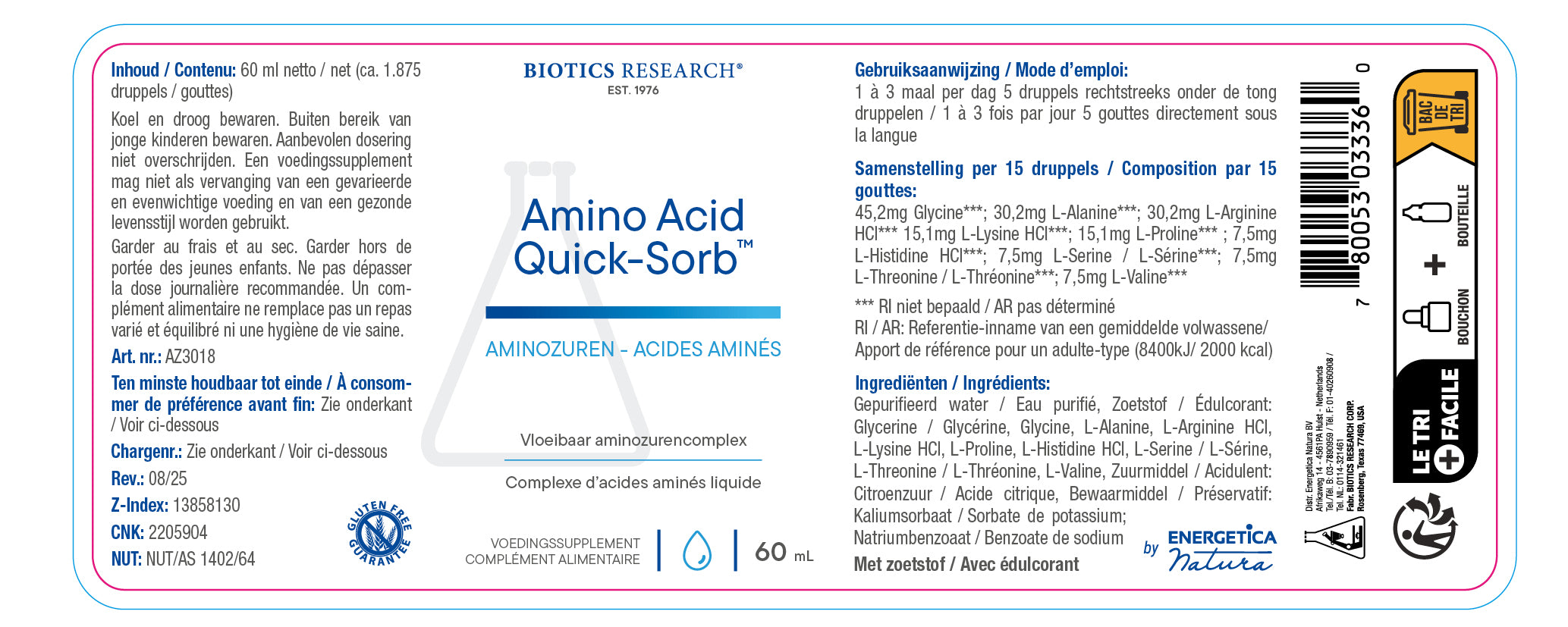 Biotics - Amino quick sorb - afbeelding 2