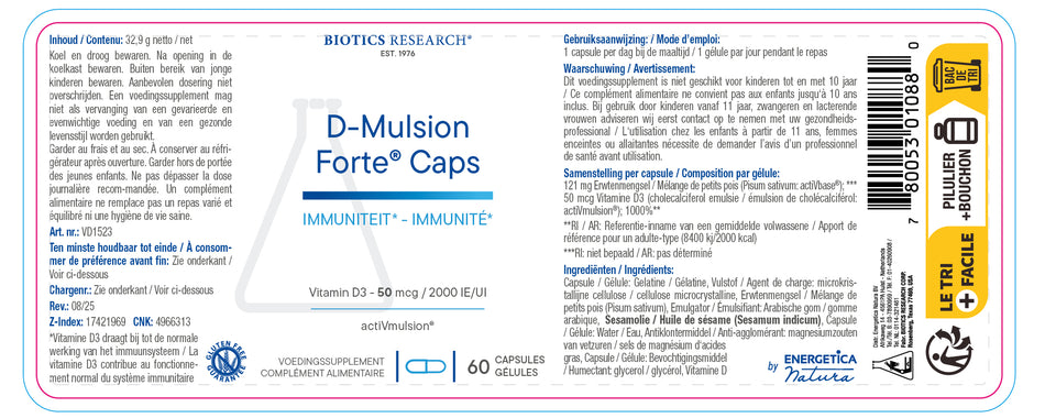 D-Mulsion Forte 50 mcg/2000 IE capsules