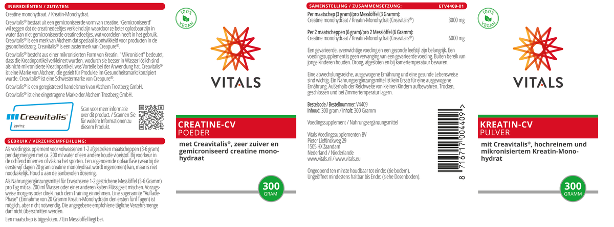 Vitals - Creatine CV - afbeelding 2