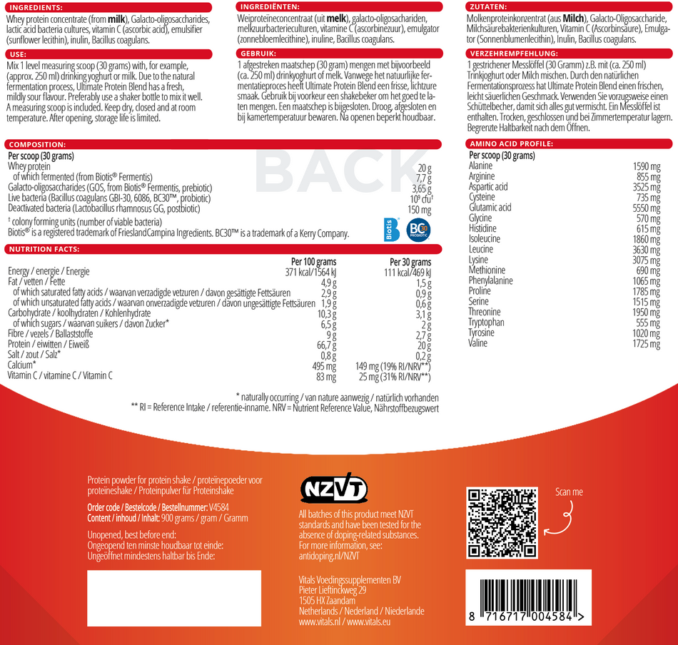 Ultimate Protein blend