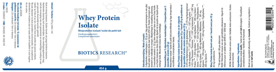 Whey proteine isolate