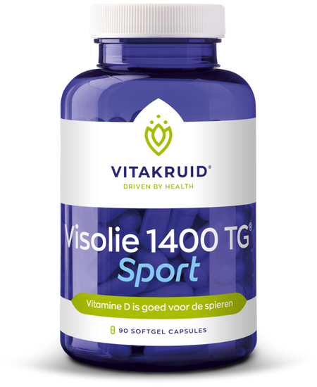 Vitakruid - Visolie 1400 TG® Sport met D3 - 90 softgels