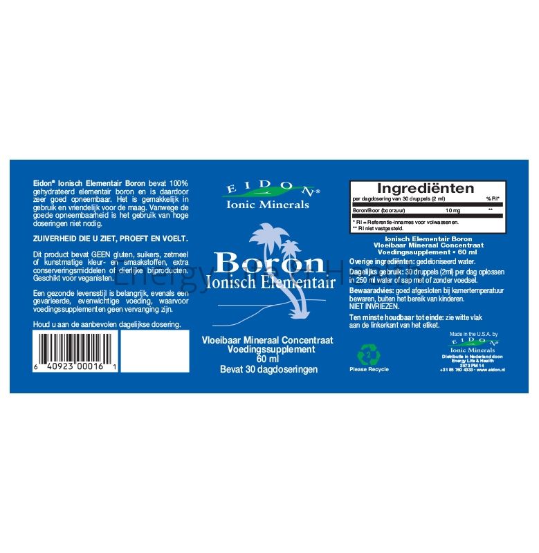 Ionisch Elementair Boron
