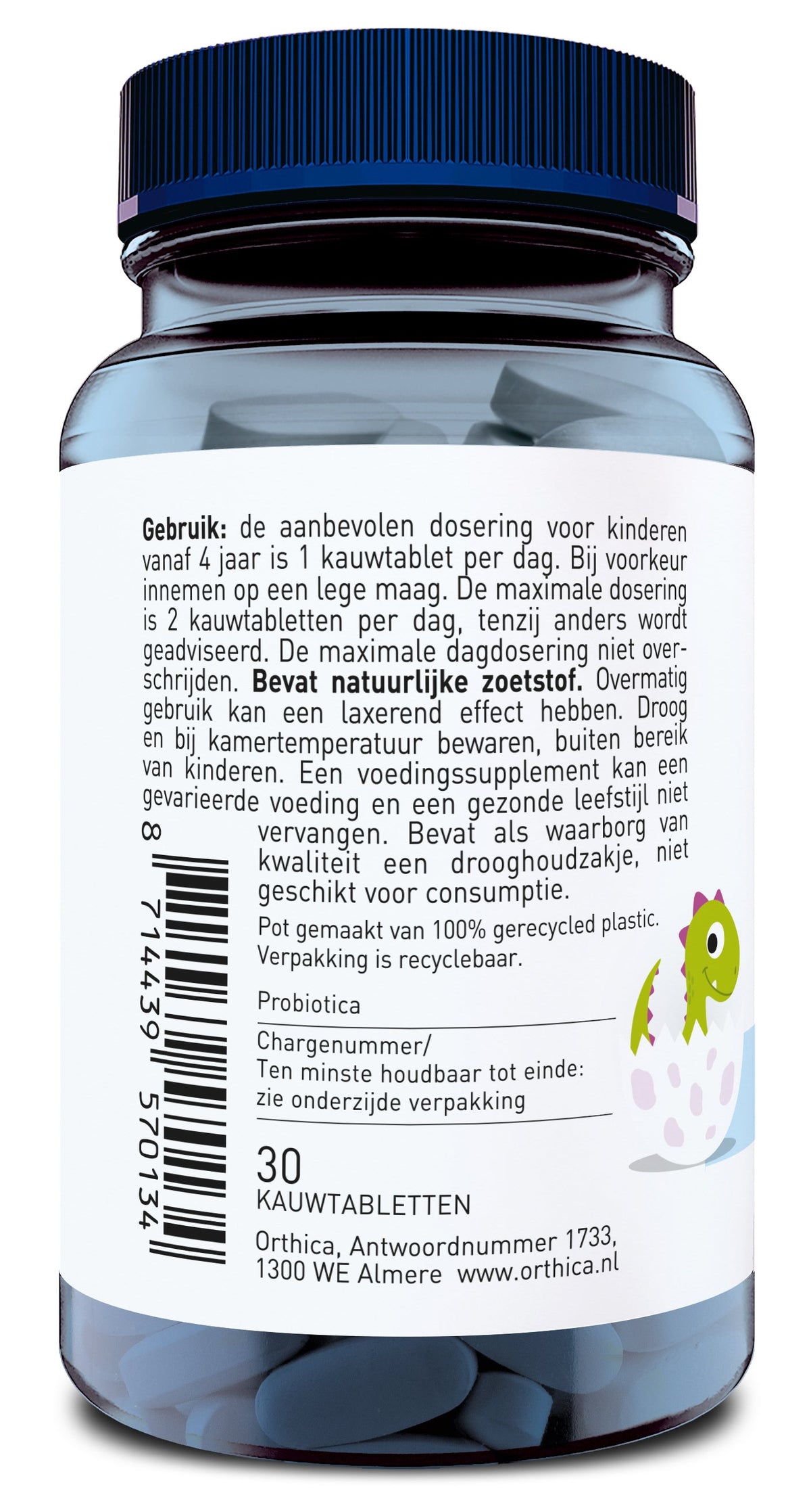 Orthica - Dino Orthiflor kauwtablet - afbeelding 3