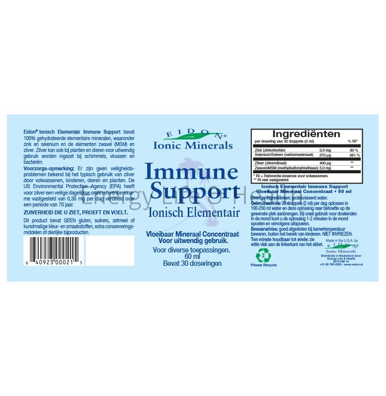 Ionisch Elementair Immune Support