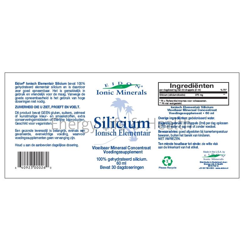 Ionisch Elementair Silicium
