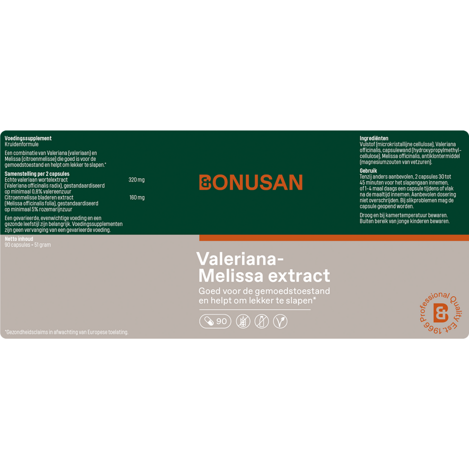 Valeriana melissa extract