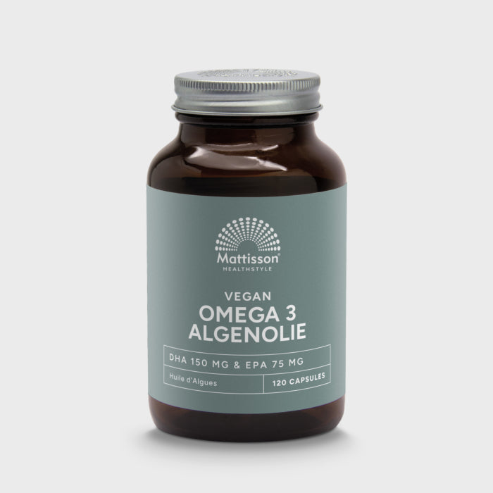 Vegan omega 3 algenolie DHA 150mg EPA 75mg
