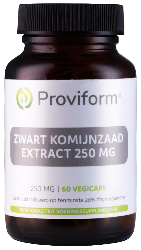 Zwart komijnzaad 250mg (20% thymoquinone)