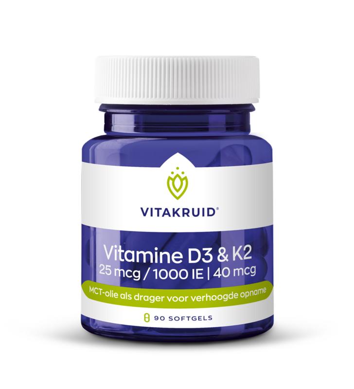 Vitamine D3 & K2 in MCT-olie voor verhoogde opname