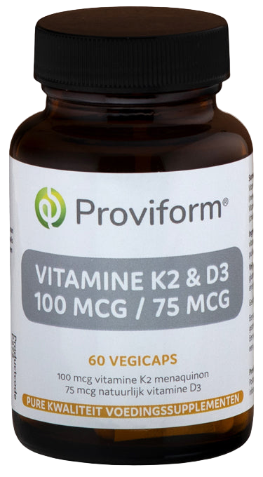 Vitamine K2 100mcg & D3 75mcg