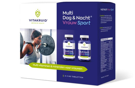 Vitakruid - Multi Dag & Nacht Vrouw Sport - 2 x 90 stuks - afbeelding 2