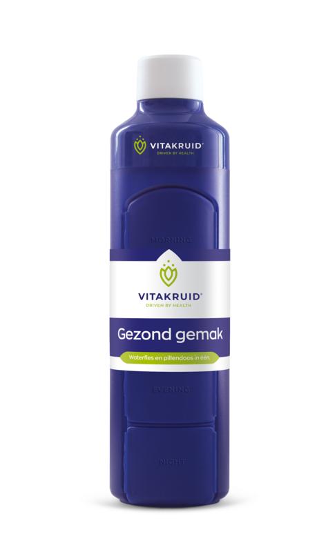 Waterfles met pillendoos 375ml