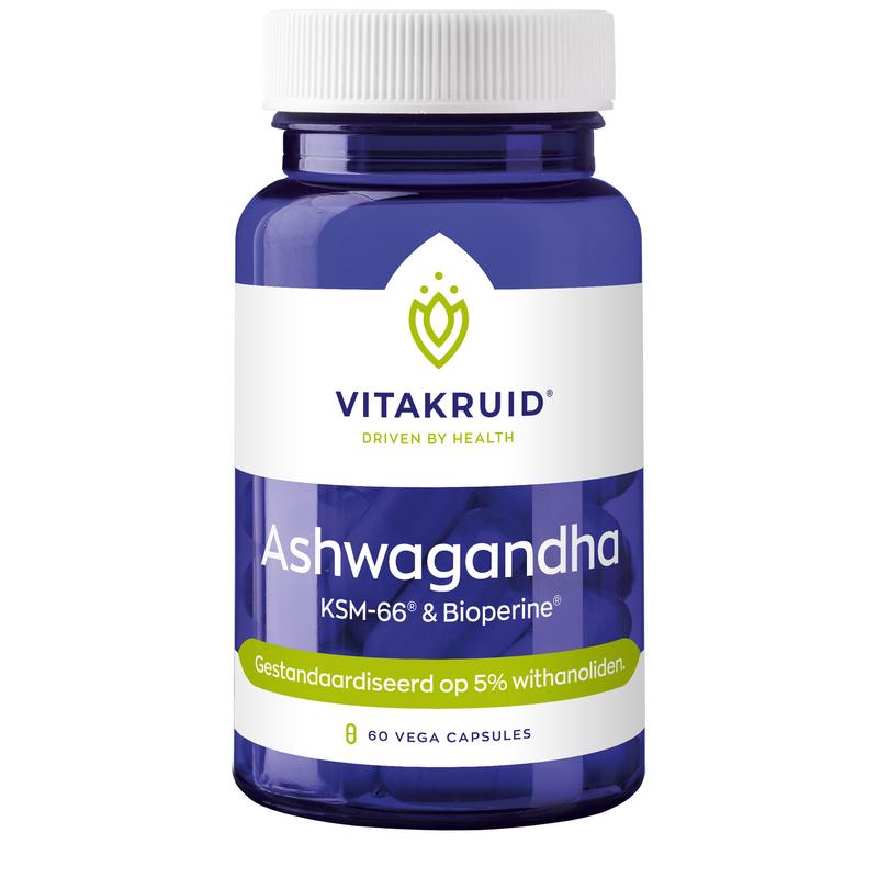 Ashwagandha 5% withanoliden KSM-66® & Bioperine®