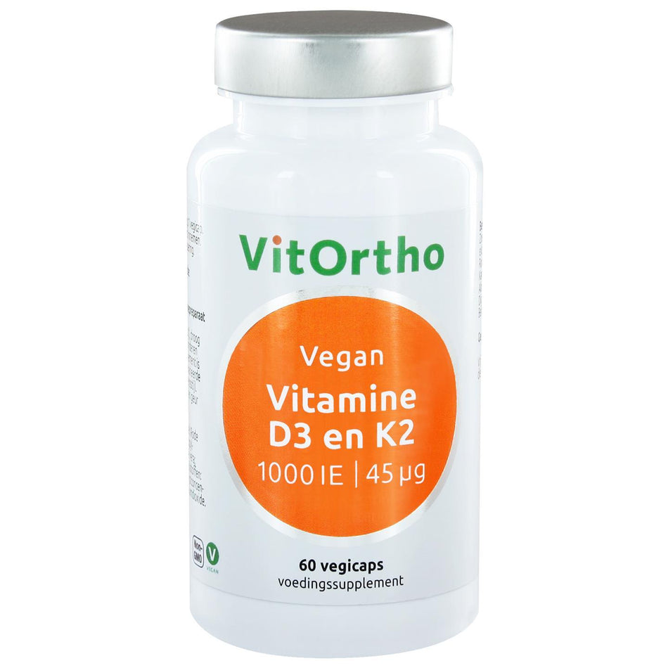 Vitamin D3 1000 IU und K2 45 µg Veganer