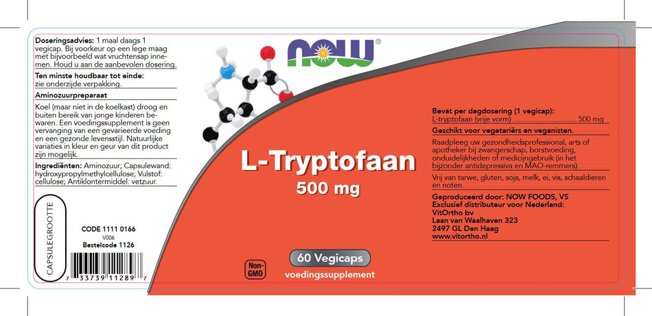 L-Tryptophan 500 mg
