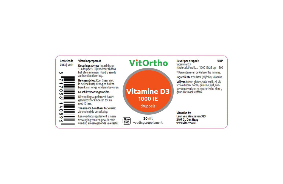 Vitamin D3 1000 IU Tropfen