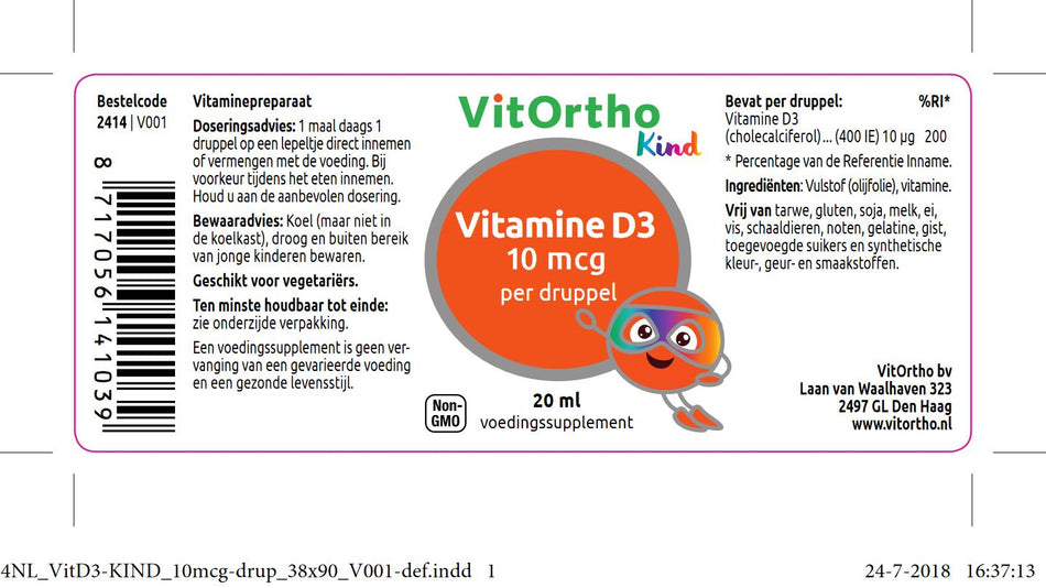 Vitamin D3 10 mcg Kind