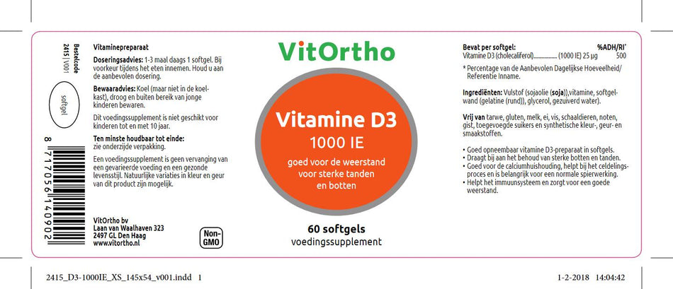 Vitamin D3 1000 dh
