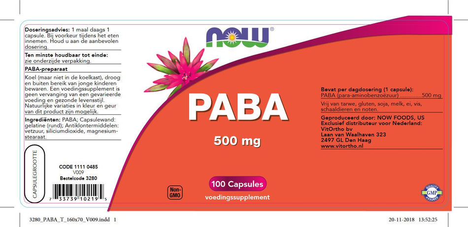 PABA 500 mg