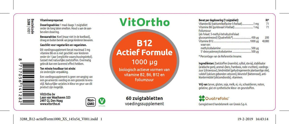 B12 aktive Formel 1000 µg