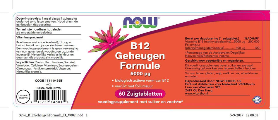 Vitamin B12 Gedächtnisformel 5000 MCG