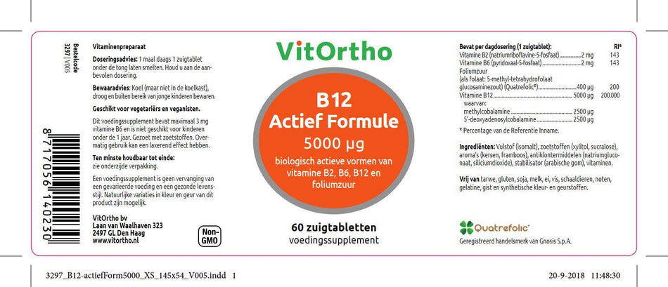 B12 aktive Formel 5000 µg
