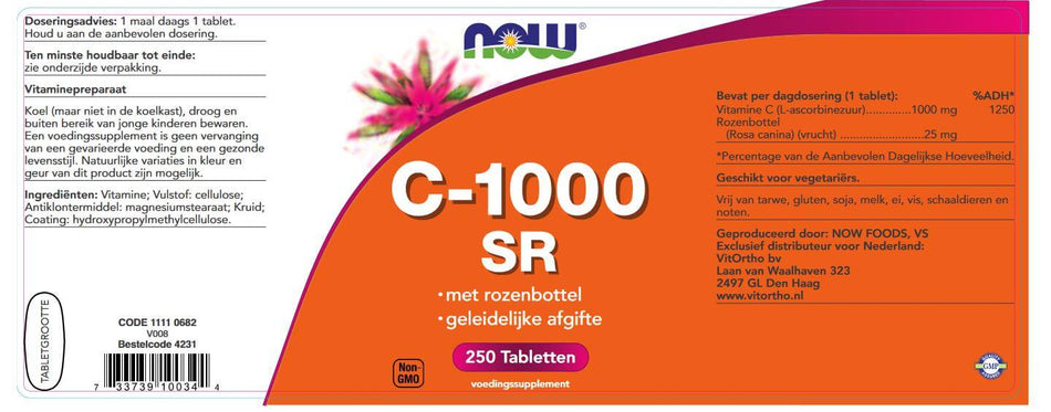 VC-1000 Sustained Release met Rozenbottel