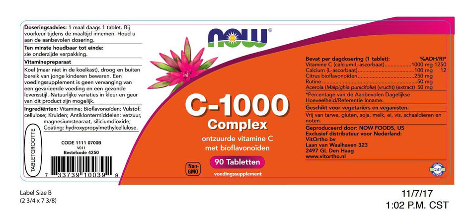 Vitamine C 1000 mg complex