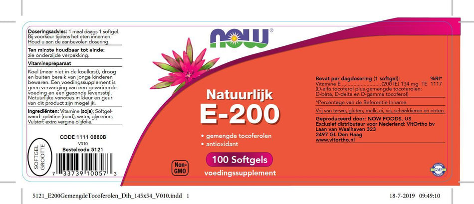 Vitamin E200 natürliche gemischte Tocopherole