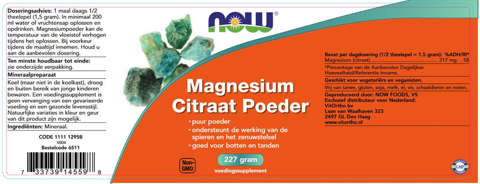 Magnesiumcitratpulver