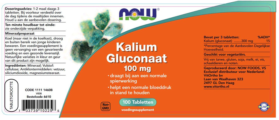Kaliumgluconaat 100 mg