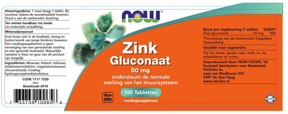 Zink Gluconaat 50 mg