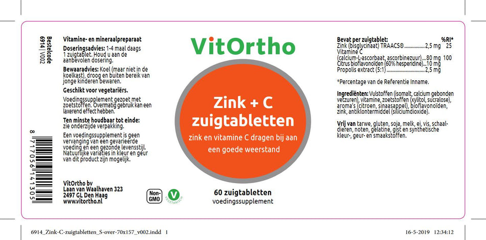 Zink + C Saugen Tabletten