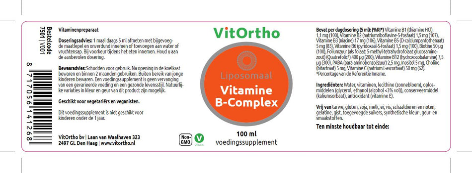 Vitamine B-Complex Liposomaal