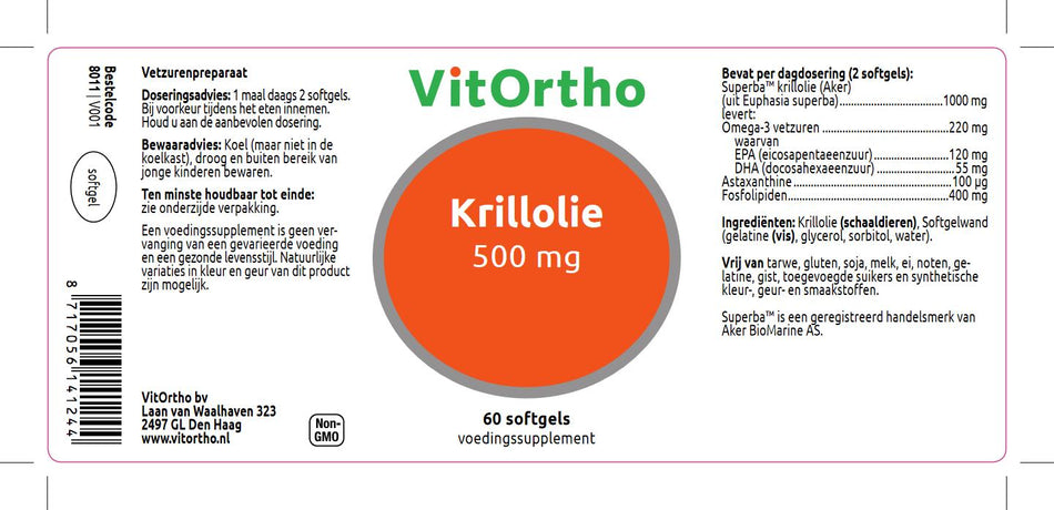 Krillöl 500 mg