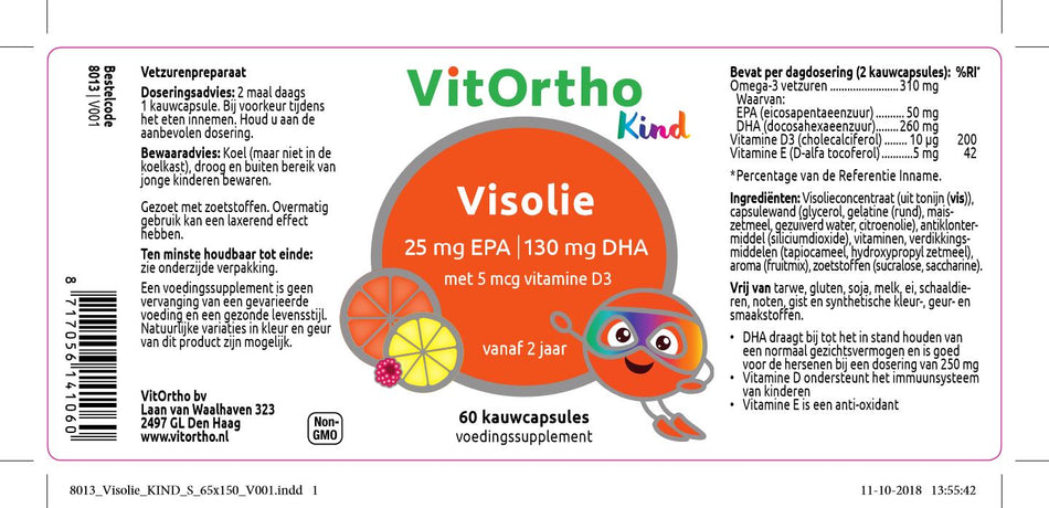 Fischöl 25 mg EPA | 130 mg DHA -Kind