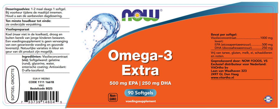 Omega-3 Extra Fischöl 500 mg EPA 250 mg DHA